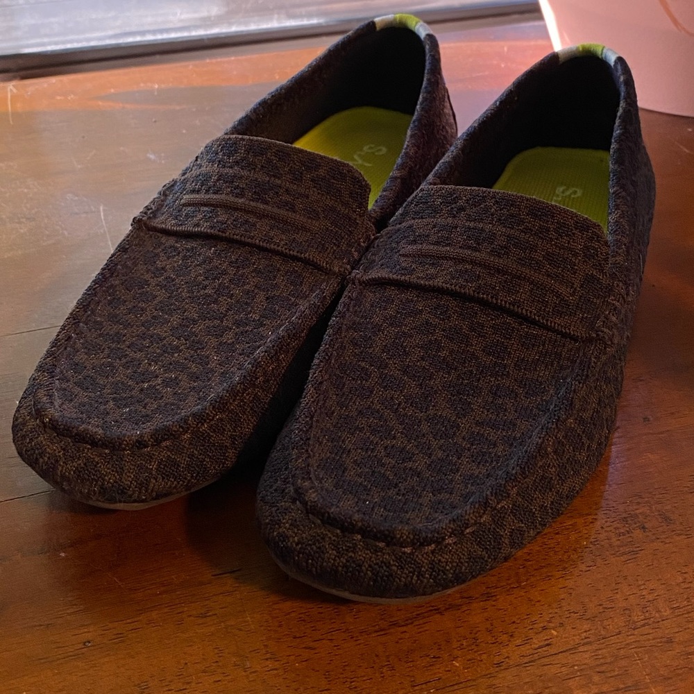 Rothy’s The Driver chocolate spot loafer size 10 EUC